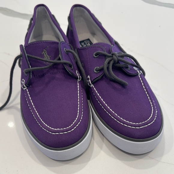 Polo Ralph Lauren Other - Purple Boat Shoes with White Soles
New 10.5
